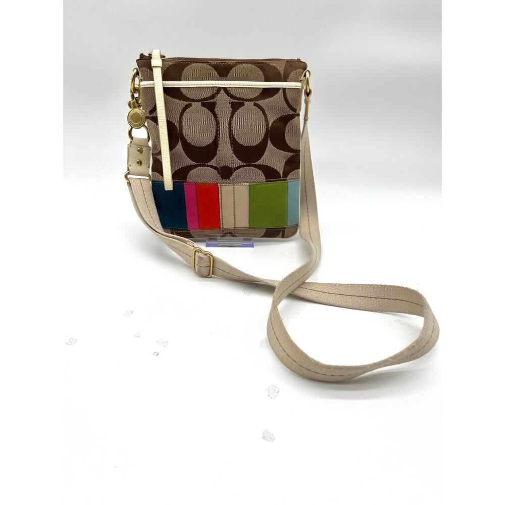 COACH Legacy Signature Y2K Crossbody, Medallion Hang Tag Charm